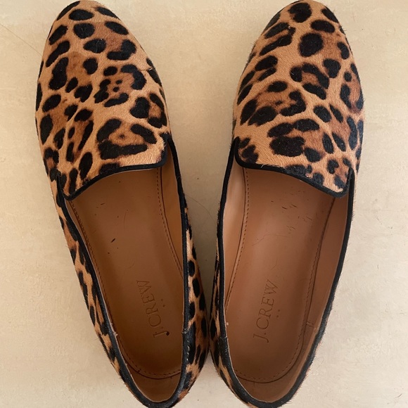 J.Crew pony hair loafers